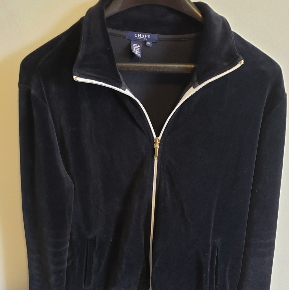 Chaps>> XL Zip-front Warm-up Jacket